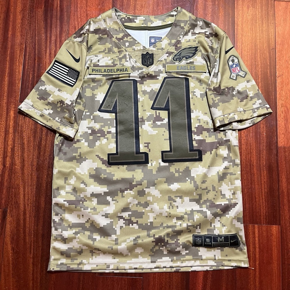Carson Wentz 11 NIKE Salute To Service Jersey Mens Medium Philadelphia Eagles *